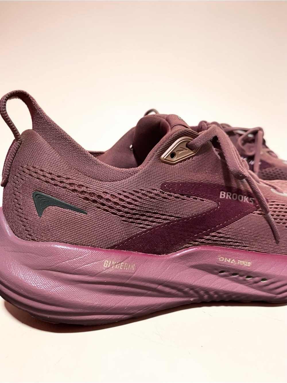 Brooks Glycerin 22 Berry Burgundy Rose Athletic Running Shoes Women’s 11 M - Picture 4 of 12